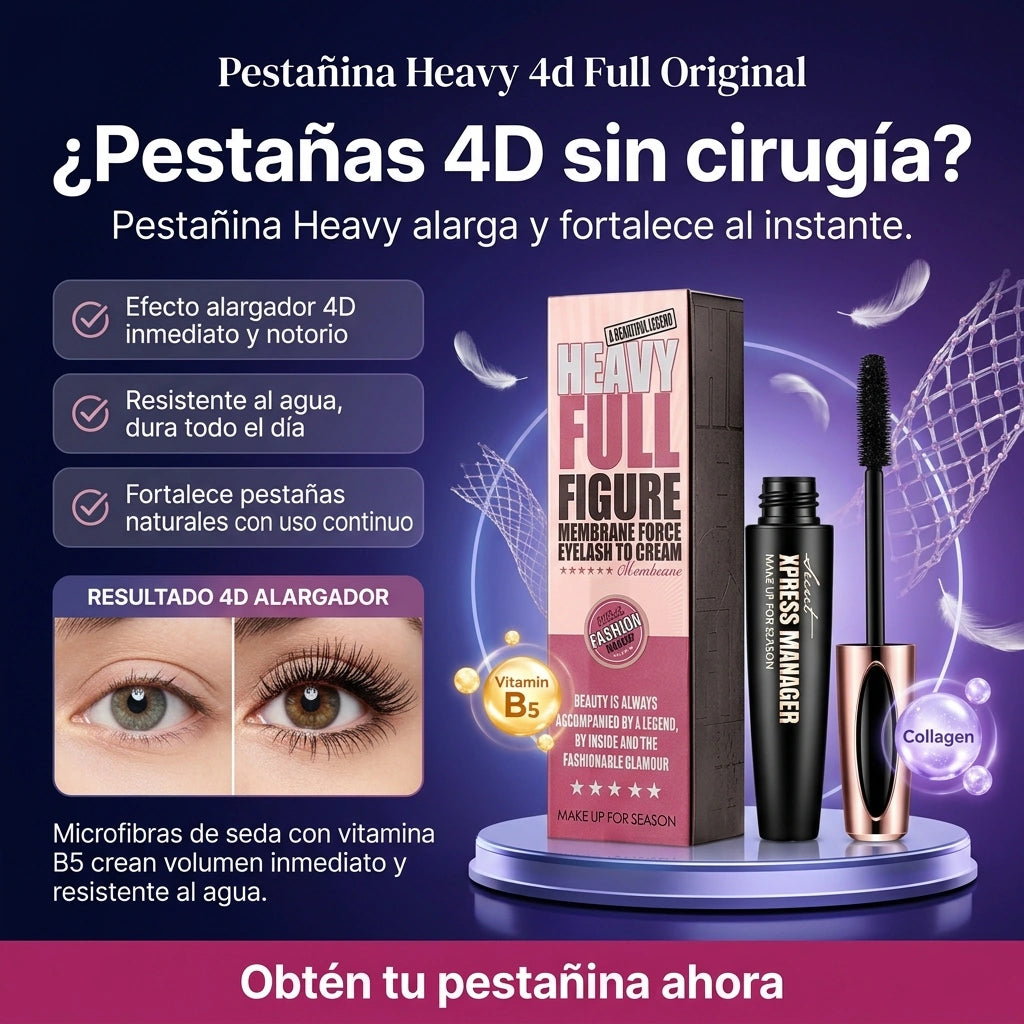Pestañina Heavy Full Figure - 100% ORIGINAL