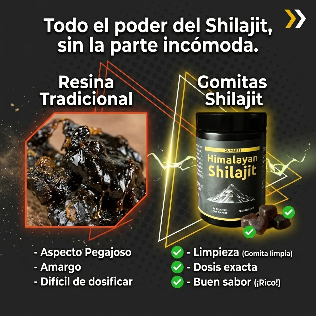 Shilajit Vital Gummies - Energía Ancestral en Cada Bocado