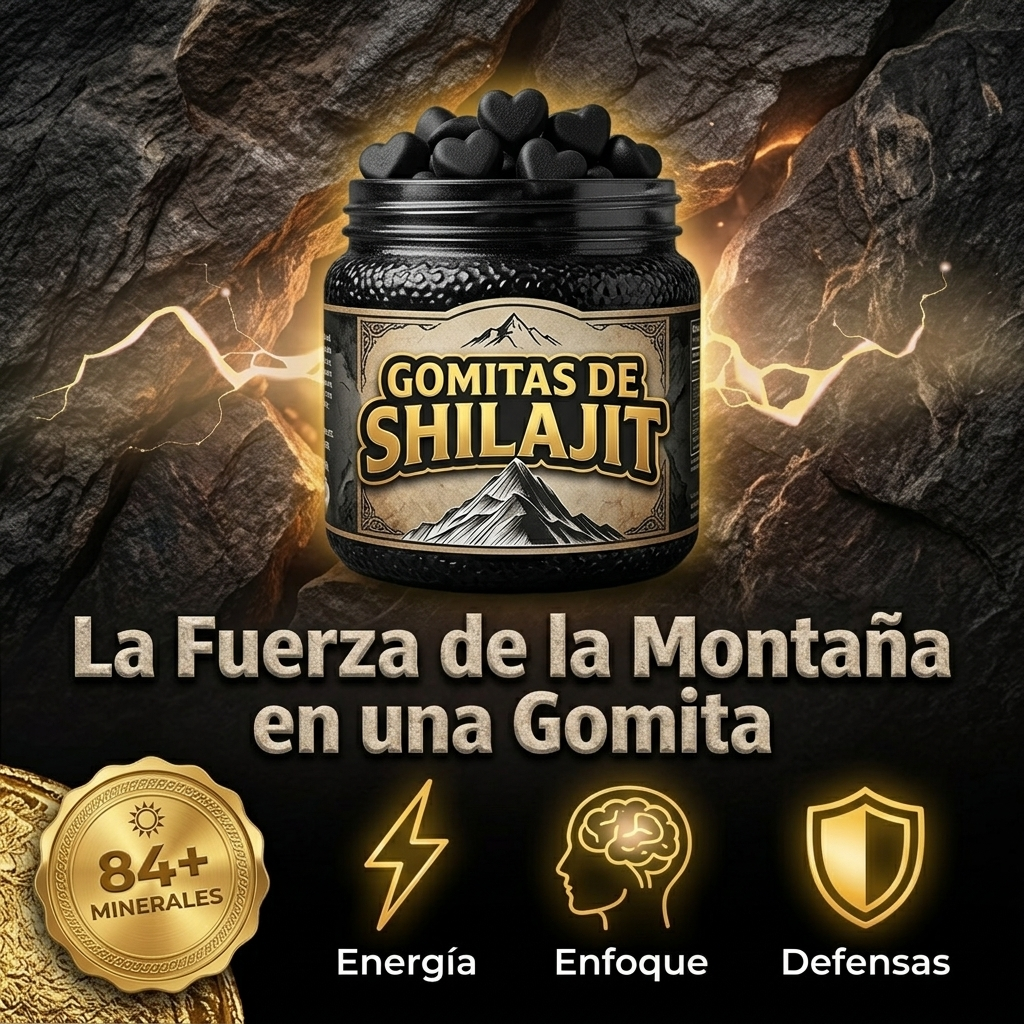 Shilajit Vital Gummies - Energía Ancestral en Cada Bocado