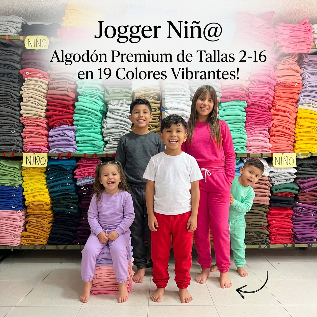 Joggers Niños - Tallas 2-16