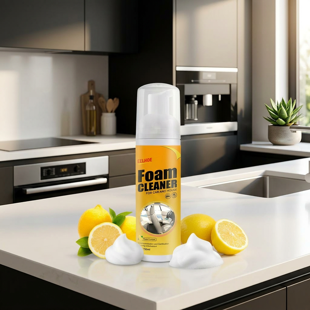 Espuma Limpiadora Multiusos — Carro, Cocina y Baño