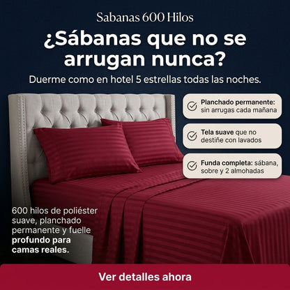 Sabanas 600 Hilos